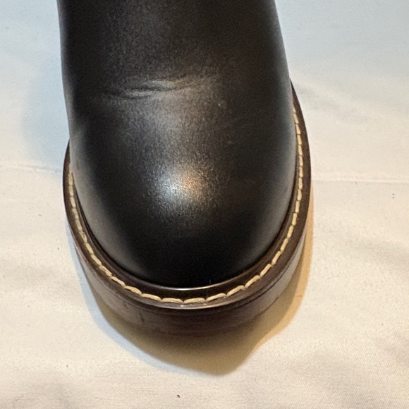 Steve Madden Black Leather Ankle Booties - Picture 8 of 14